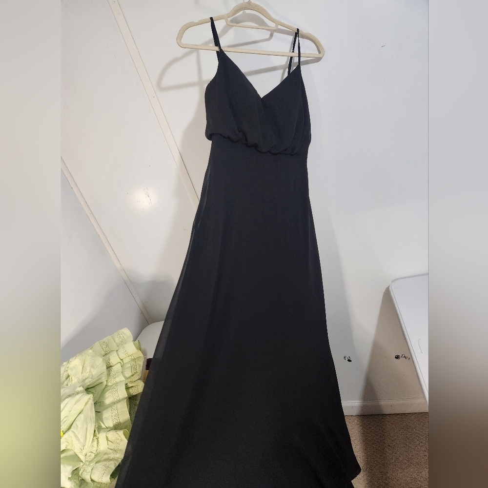 Birdie Grey Evening Gown, Size Small - Picture 6 of 8